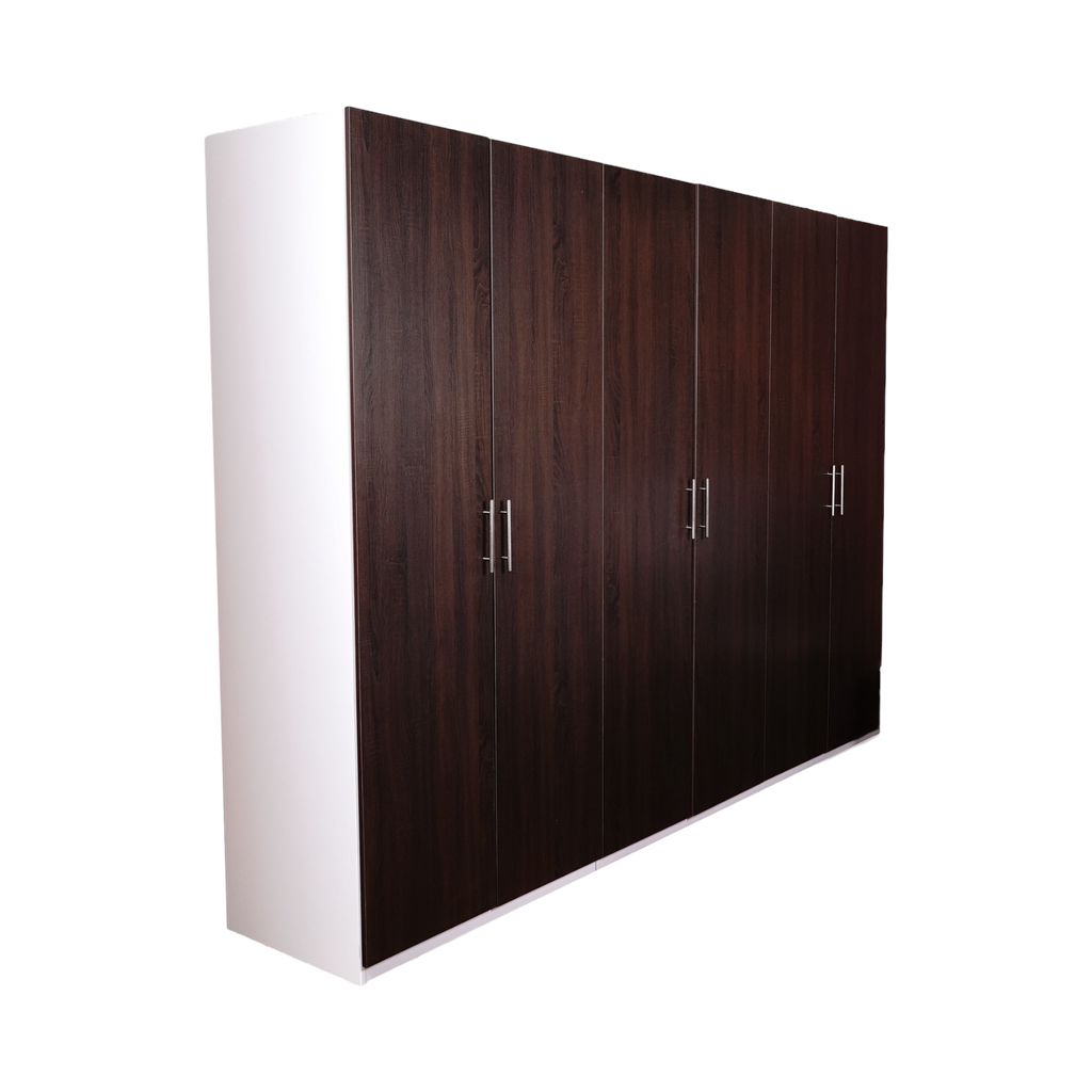 WARDROBE 300*60*220 CM WHITE/ARAL DOORS