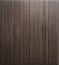 WARDROBE 200*60*220 CM ASH DARK